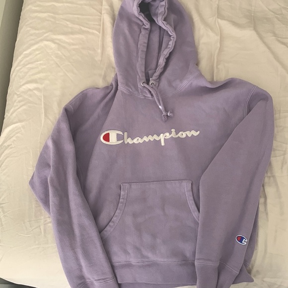 Champion Lavender Purple Reverse Weave Hoodie - Picture 2 of 4